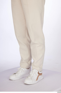 Yeva beige pants calf dressed white sneakers 0002.jpg